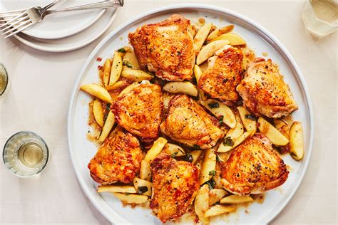 Braised Chicken With Apples And Sage Epicurious
