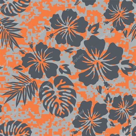 Aloha Hawaiian Shirt Pattern — Stock Vector © Junglebay 37155371