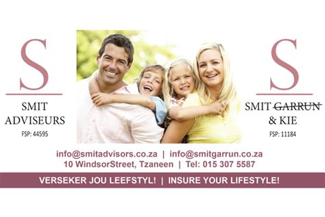 Maybe you would like to learn more about one of these? New name, same trusted financial services at Smit & Kie Pty (Ltd) | Polokwane Observer