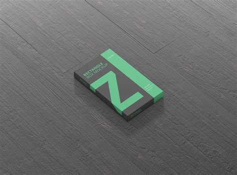 Download Box Mockup Medium Size Flat Rectangle - Premium and Free ...