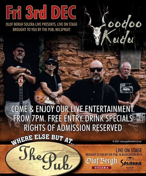 Voodoo Kudu Live The Pub Nelspruit