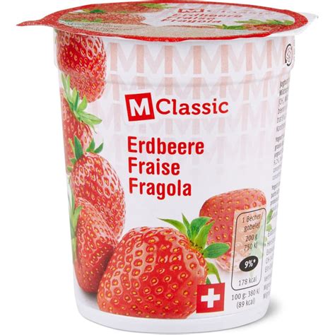 M Classic Joghurt Erdbeere Migros