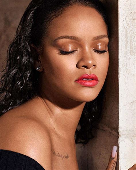 Rihanna In Fenty Beauty Mattemoiselle Photoshoot 2018 1