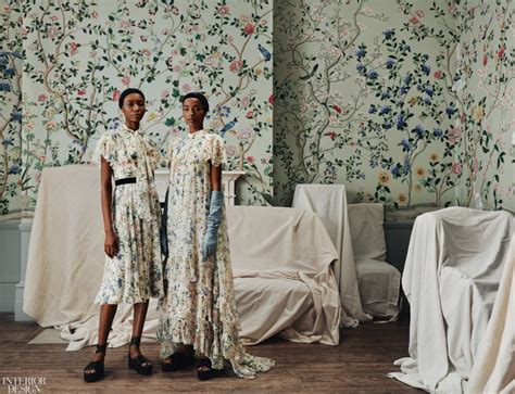 Erdem And De Gournay Collaborate On Chinoiserie Wallpaper Interior Design