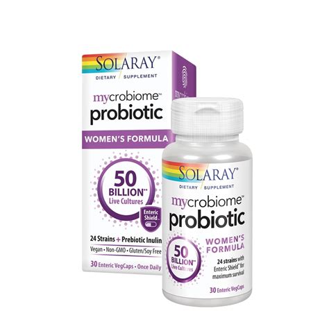 Solaray Mycrobiome Probiotic Womens Formula Specially Formulated For