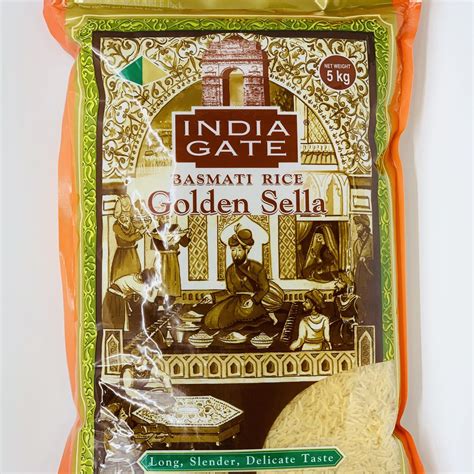 India Gate Golden Sella Basmati Rice 5kg Pride Of Punjab