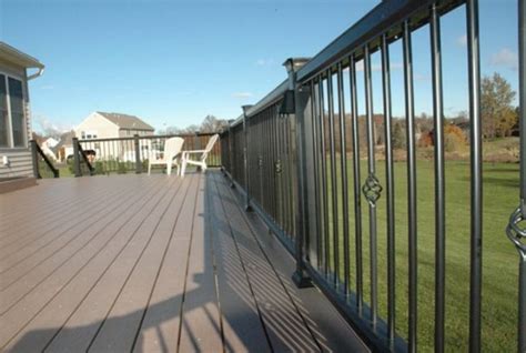 End posts, used at each starting or ending point, corner posts, used at every change of direction, and mid posts, used to support rails and cable between end and corner posts. Fiberon Railing Installation Instructions
