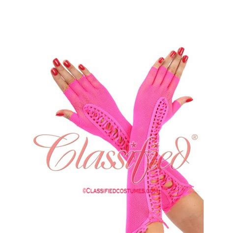 Fishnet Gloves Fishnet Fingerless Gloves Punk Fancy Dress Burlesque