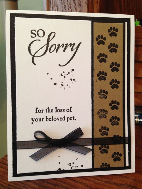 Pet Sympathy Cards Handmade And Heartfelt
