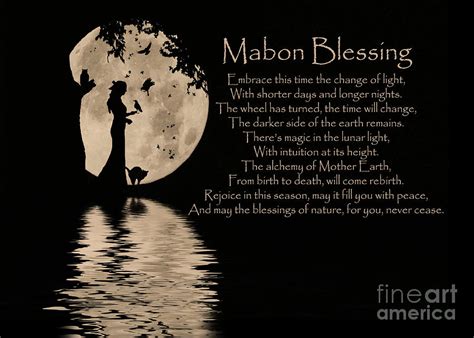 Mabon Blessing Wicca Pagan Autumn Equinox Photograph By Stephanie Laird