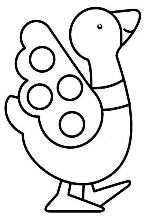 Clique sur l'image ou le bouton imprimer pour voir le coloriage en taille réelle. Coloriage Canard jouet pour bébé dessin gratuit à imprimer