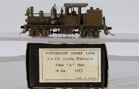 Ho Brass Model Nwsl 18 Ton Class A Shay Logging Locomotive Unpainted