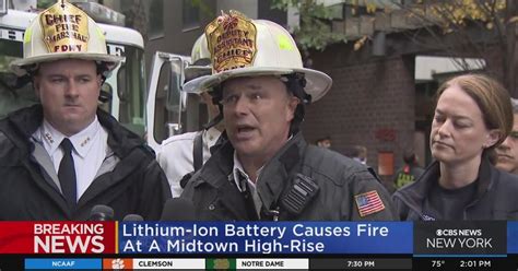 Fdny Update On Midtown High Rise Fire Cbs New York