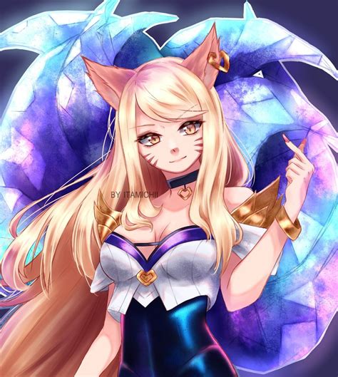 Ahri Kda League Of Legends By Itamichii League Of Legends Characters Lol League Of