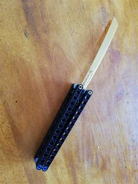 Lego Moc Butterfly Knife By Gordonattwater Rebrickable Build With Lego