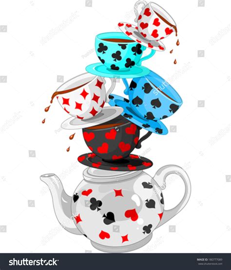 48 Alice Wonderland Tea Party Clipart Images Stock Photos 3D Objects