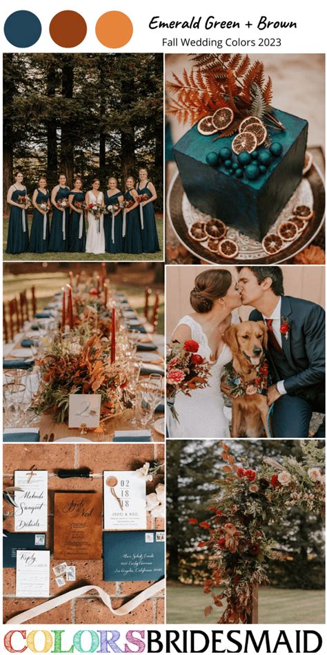 Best 8 Fall Wedding Color Combos For 2023 Colorsbridesmaid