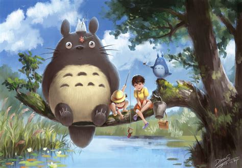Totoro Desktop Wallpapers Top Free Totoro Desktop Backgrounds