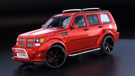 >> it's the smaller of dodge's 2 suv's but where does it fit, high mpg, rightly performance, high technology, or a scarcity there of? Dodge Nitro RT 3D model OBJ MTL FBX BLEND