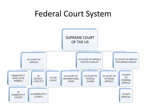 Sale Federal Court System Chart In Stock