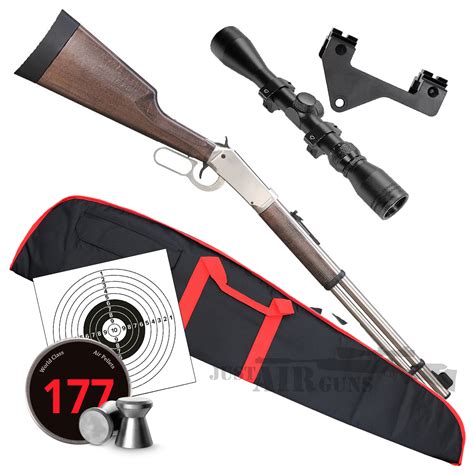 Umarex Walther Lever Action Steel Air Rifle Bundle Just Air Guns
