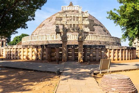 The Great Stupa At Sanchi In India A Buddhist Treasure