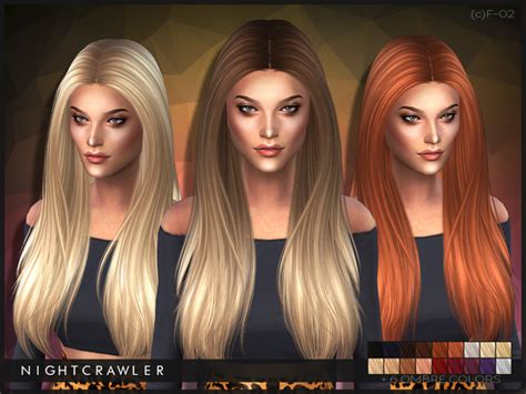 My Sims 4 Blog Nightcrawler Hair 02 For Females