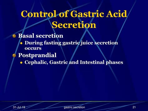 Gastric Secretion 31 Jul 19 Gastric Secretion Ppt Download