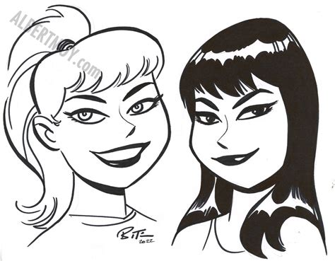 Albert Moy Original Comic Art Head Shots By Bruce Timm