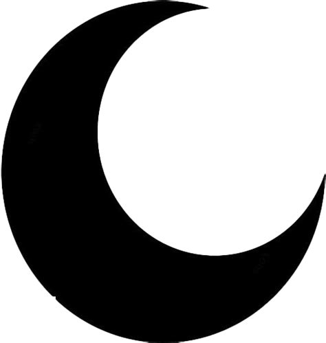 Black Crescent Moon Png Png Image Collection