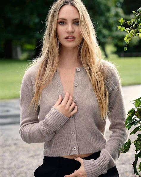 CANDICE SWANEPOEL For Naked Cashmere Fall HawtCelebs