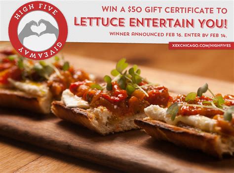 73,881 likes · 1,305 talking about this · 319 were here. Win a $50 Gift Certificate to any Lettuce Entertain You ...