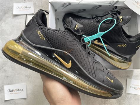 Giày Nike Air Max 720 V2 Carbon Đen Vàng Chuẩn Siêu Cấp