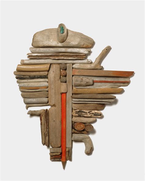 16 By Larry Simons 22w X 27h Sold Assemblage Driftwood Sculpture