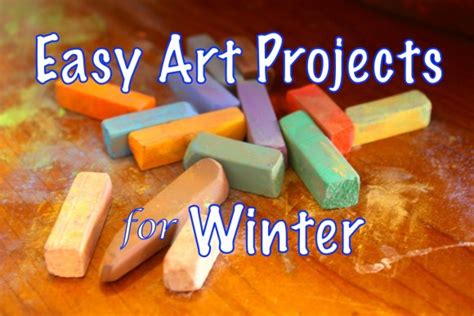 Easy Art Projects For Winter Hodgepodge