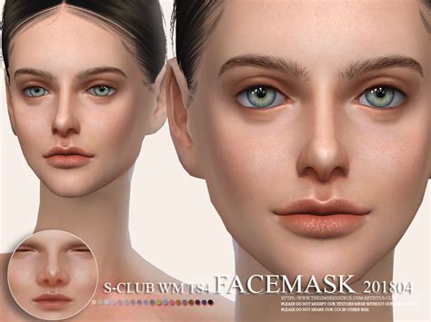 The Sims Resource S Club Wm Ts4 Facemask 201804