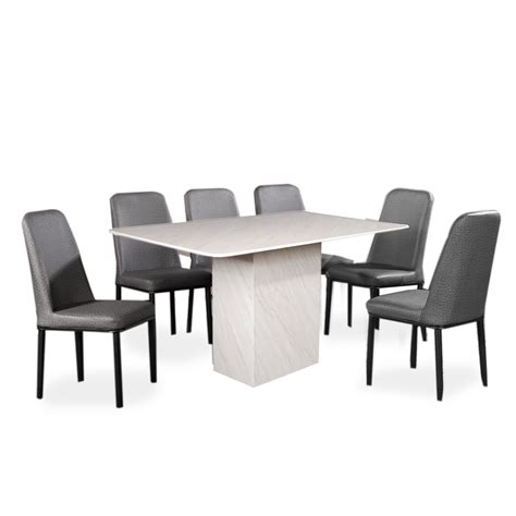 TIVOLLI I Marble Dining Table with Chair – MAJUHOME eStore