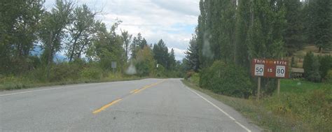 British Columbia Highway 21 Id 1id Intl Boundary To Bc