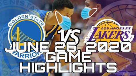 By erik buchinger may 19, 2021, 4:00am pdt Los Angeles Lakers vs Golden State Warriors FULL GAME ...