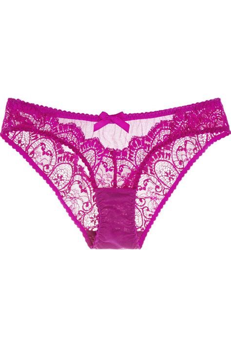 Lagent By Agent Provocateur Vanesa Stretch Lace And Tulle Briefs Bras Panties Women Panties