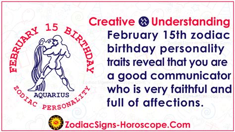 February 15 Zodiac Aquarius Horoscope Birthday Personality And Lucky