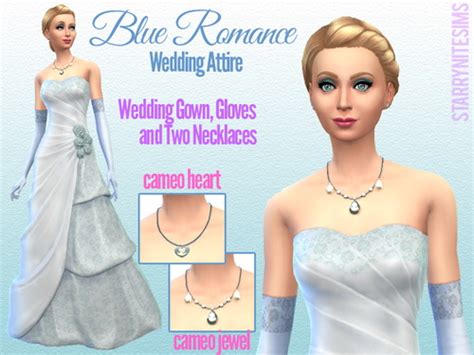 Wedding Gown Gloves And Necklaces At Starrynitesims Sims 4 Updates