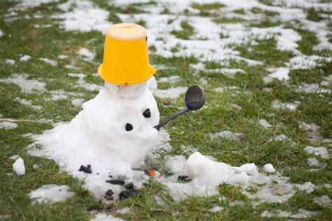 Top 60 Snowman Melt Stock Photos Pictures And Images Istock