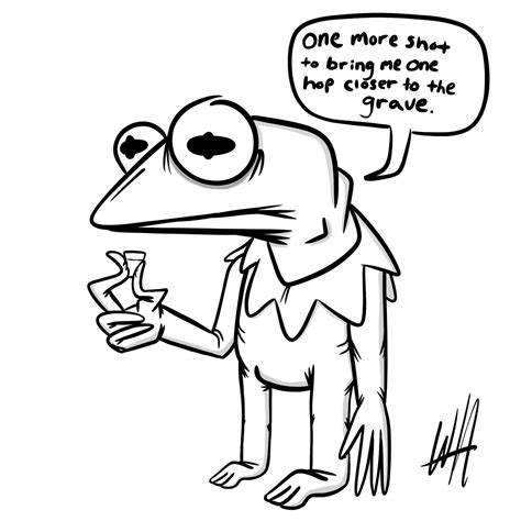 Kermit The Frog Meme Drawing Easy