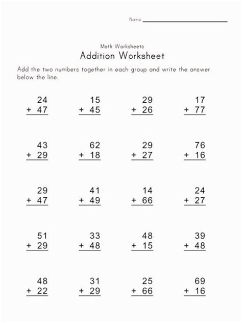 printable touch math addition