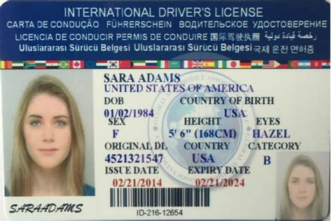 International Driver's License, International Drivers License, International Drivers Permit