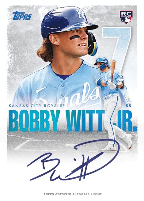 2022 Topps X Bobby Witt Jr Crown Collection Blowout Buzz