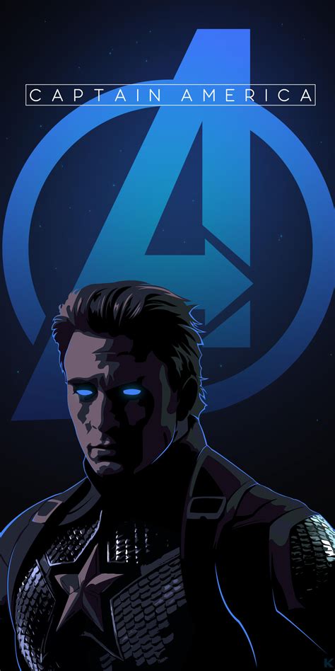 1080x2160 Captain America Endgame Art One Plus 5thonor 7xhonor View