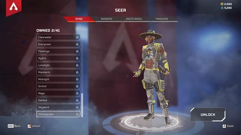 All Of Seers Skins In Apex Legends Dot Esports