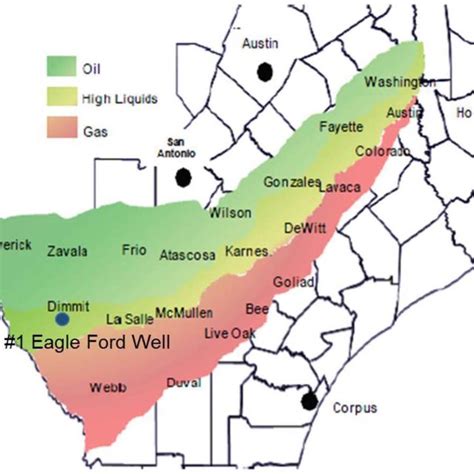 Eagle Ford Shale Play And Location Of Case Well Download Scientific